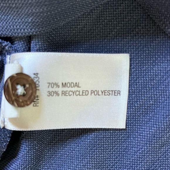 Orvis Men’s Modal Blend Polo Medium Blue Color with Light Blue Accents  XL - Picture 9 of 10